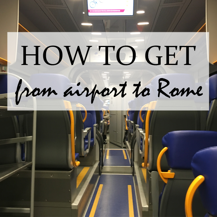 How to get from the airport to Rome