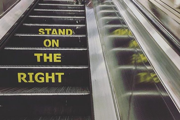 Stand on the Right – Rules for riding the London Tube