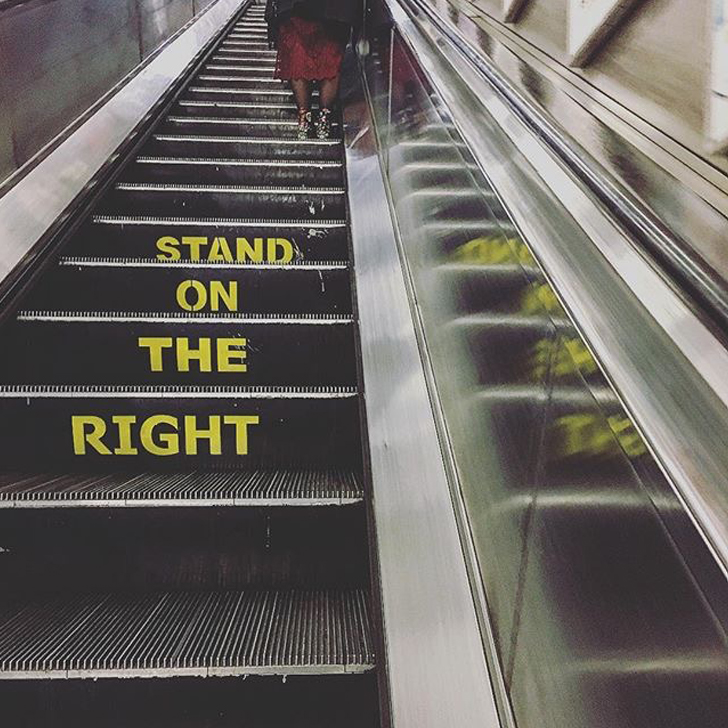 Stand on the Right – Rules for riding the London Tube Stand on the Right – Rules for riding the London Tube